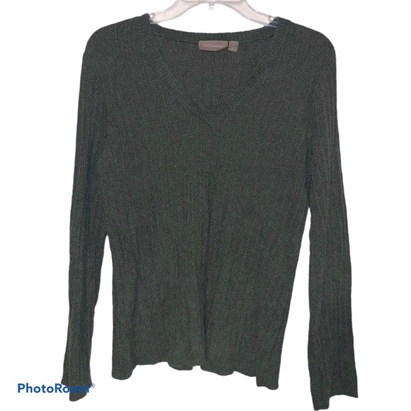 croft & barrow Sweaters - Croft&barrow green v-neck sweater size Large
